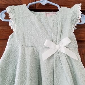Catherine Malandrino seafoam green dress 18 mos